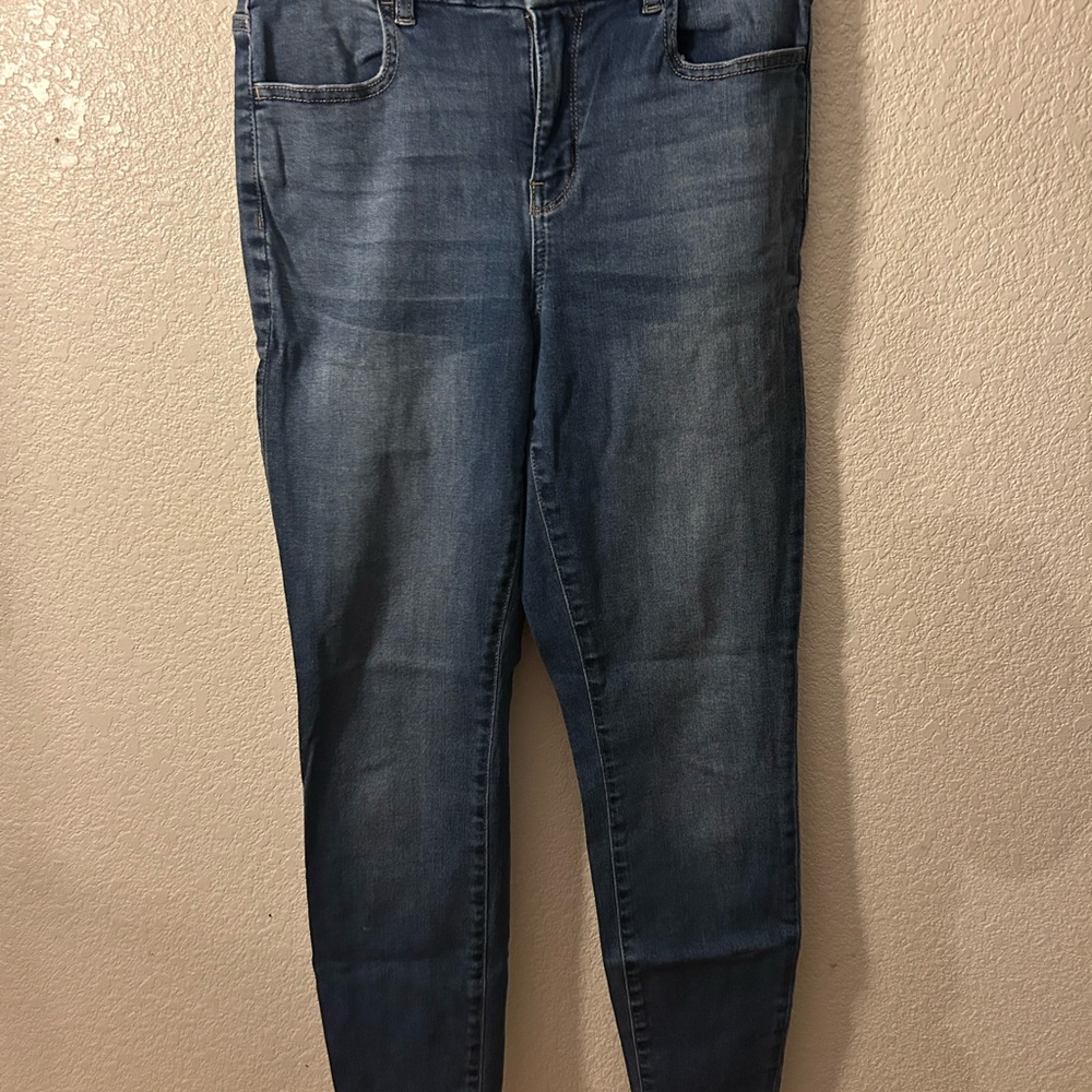 American Eagle Outfitters Women's Blue Skinny Jeans